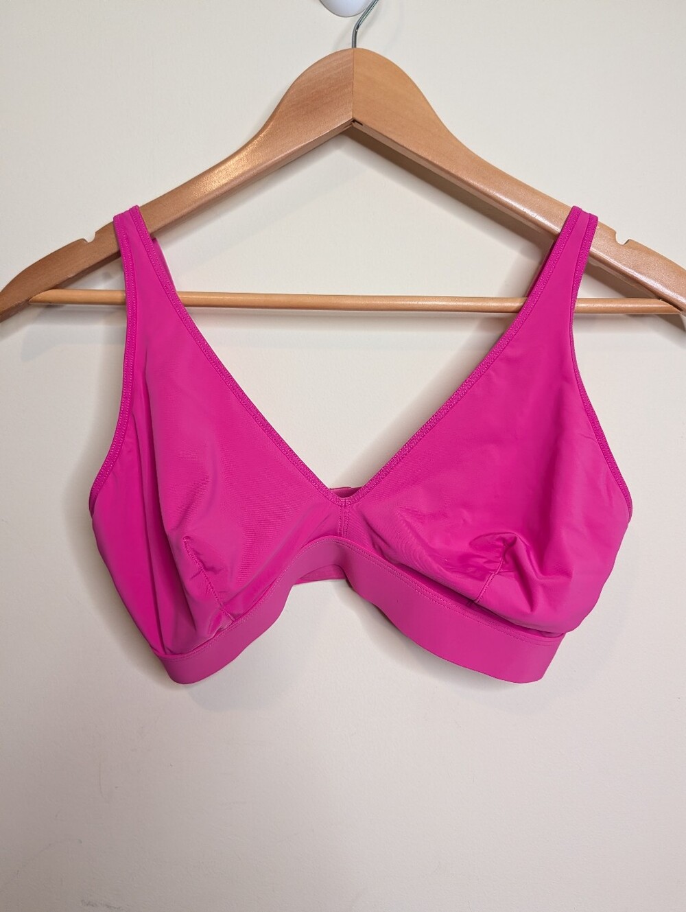 PARADE Bra Womens Size S1.5 (approx 34D/DD) Hot Pink Mesh Back Adjustable